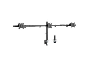SOPORTE DE MESA EQUIP 650158 PARA 3 PANTALLAS DE 17"-32" - Soporte Pantallas Triple