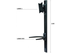 SOPORTE DE PARED ORIENTABLE OMB Lunar-Genio para Pantalla 10"-50" - Verti.+-20Âº Giro 90Âº VESA 200x20
