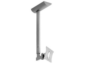 SOPORTE DE TECHO OMB HISOLUTION ORIENTABLE VERTICAL GIRO 190° VESA 50/ 75/ 100/ 200 HASTA 20KG COLOR