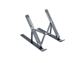 SOPORTE DE PORTATIL TOOQ ALUMINIO PLEGABLE COLOR GRIS