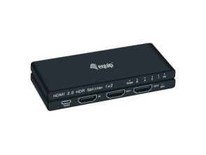 Añadir a la cesta SPLITTER HDMI 2.0 ULTRASLIM 2 PUERTOS EQUIP - Compartir Señales HDMI en 2 Pantallas SPLITTER HDMI 2.0 ULTRASLIM 2 PUERTOS EQUIP - Compartir Señales HDMI en 2 Pantallas