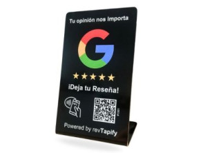 STAND NFC - Reseñas de Google con Tecnología NFC y Código QR de RevtaPify