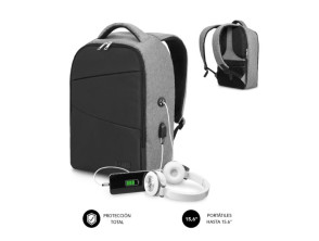 Añadir a la cesta MOCHILA ANTIRROBO SECURE V2 AP 16'' GRIS SUBBLIM MOCHILA ANTIRROBO SECURE V2 AP 16'' GRIS SUBBLIM