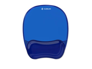ALFOMBRILLA ERGO CRYSTAL FLEX AZUL OSCURO PARA RATÓN - SUBBLIM