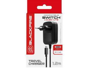 BLACKFIRE TRAVEL AC ADAPTER ( SWITCH / OLED / LITE )