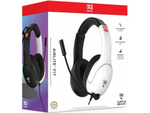TURTLE BEACH AIRLITE FIT WIRED GAMING HEADSET BLACK & WHITE (NEGRO & BLANCO) (SWITCH/OLED/LITE)