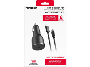 NACON Cargador de Coche Rápido y Seguro