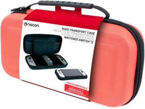 NACON RIGID TRANSPORT CASE CORAL ( SWITCH 2 / SWITCH / OLED / LITE )