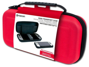 NACON RIGID TRANSPORT CASE RED ( SWITCH 2 / SWITCH / OLED / LITE )