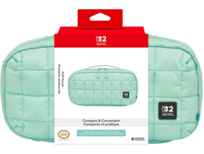 HORI PUFF POUCH TURQUOISE (FUNDA ACOLCHADA TURQUESA)