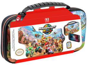 GAME TRAVELER DELUXE TRAVEL CASE MARIO KART WORLD CASE NS212 MKW ( SWITCH 2 / SWITCH / OLED )