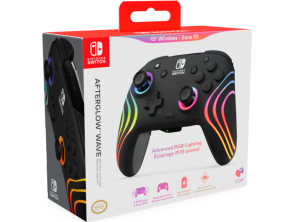 PDP AFTERGLOW WAVE WIRELESS CONTROLLER BLACK (NEGRO)