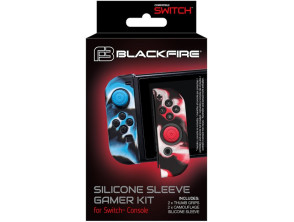 BLACKFIRE SILICONE SLEEVE GAMER KIT 2 THUMB+ 2 SILICONE SLEEVE (CAMUFLAJE ) (OLED)