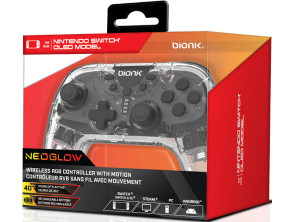 BIONIK NEOGLOW WIRELESS RGB CONTROLLER WITH MOTION (OLED/STEAM/PC/ANDROID)