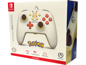 POWER A ENHANCED WIRED CONTROLLER POKEMON PIKACHU ELECTRIC TYPE