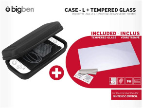 BIGBEN CASE-L & TEMPERED GLASS SCREEN PROTECOR (SWITCH / OLED / LITE )