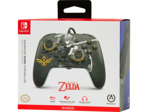 POWER A ENHANCED WIRED CONTROLLER ZELDA BATTLE READY LINK