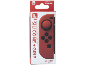 FR-TEC  SILICONE + GRIP FOR JOY-CON IZQUIERDO (LEFT) ROJO