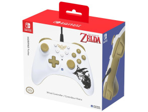 HORIPAD TURBO WIRED CONTROLLER THE LEGEND OF ZELDA WHITE/GOLD(BLANCO/DORADO) (SWITCH/OLED)