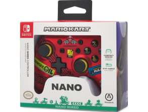 POWER A NANO WIRED CONTROLLER MARIO KART: RACER RED (RED/ROJO)