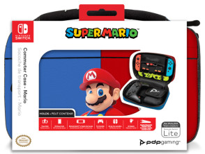 PDP COMMUTER CASE SUPER MARIO (MARIO AZUL Y ROJO) (SWITCH)