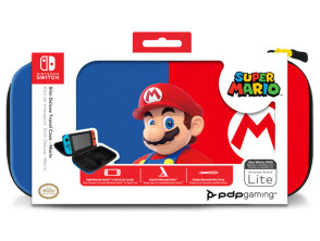 PDP SLIM DELUXE TRAVEL CASE SUPER MARIO (AZUL/ROJO) (LITE)