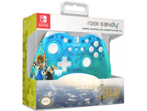 PDP ROCK CANDY WIRED CONTROLLER ZELDA BREATH OF THE WILD BLUE (AZUL) ( SWITCH 2 )