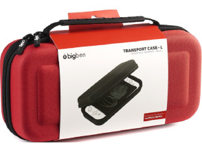 BIGBEN TRANSPORT CASE-L RED (ROJO)  (SWITCH / OLED / LITE )