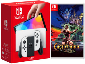 BLANCA (WHITE) VERSION OLED + CASTLEVANIA ANNIVERSARY COLLECTION (ASIA)