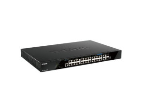 Switch D-LINK L3 Stakable DGS-1520-28MP/E GIGA POE + 2.5G POE+ 10G 10GSFP - 20P 4P 2P 2P