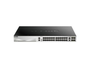 Switch Gestionable L3 D-Link Stackable DGS-3130-30S/E 24P SFP 10G 4P 10G SFP+