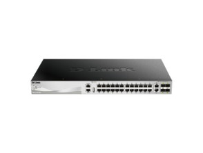 Añadir a la cesta Switch Gestionable D-Link Stackable DGS-3130-30TS/E L3 - 24P Gigabit + 2P 10G + 4P 10G SFP+ Switch Gestionable D-Link Stackable DGS-3130-30TS/E L3 - 24P Gigabit + 2P 10G + 4P 10G SFP+