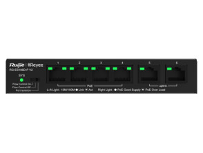 Añadir a la cesta Switch RUIJIE REYEE RG-ES106D-P V2 10/100 6p POE AF/AT Switch RUIJIE REYEE RG-ES106D-P V2 10/100 6p POE AF/AT