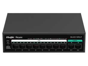 Añadir a la cesta Switch Ruijie Rg-es110fg-p 8 Puertos Poe 10/100mbps + 2 Gigabit 5.6gbps Switch Ruijie Rg-es110fg-p 8 Puertos Poe 10/100mbps + 2 Gigabit 5.6gbps