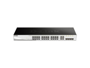 Switch Semigestionable D-Link DGS-1210-28/E Gigabit 24 Puertos + 4 Puertos Combo Rack