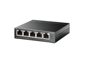 Switch Semigestionable TP-Link SG105MPE con 5 Puertos Gigabit, 4 Puertos PoE+, Total PoE+ 120W, Carcasa Metálica
