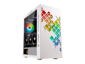 CAJA SEMITORRE BITFENIX TRACERY ATX BLANCO CON ILUMINACIÓN A-RGB