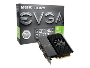 Tarjeta Gráfica EVGA Geforce GT710 2GB GDDR3 Low Profile
