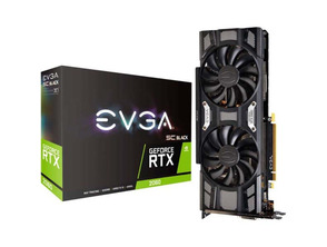 Tarjeta Gráfica EVGA Geforce RTX 2060 SC Black Gaming 6GB GDDR6 1680 MHz
