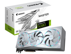Añadir a la cesta GIGABYTE AORUS GeForce RTX 5080 MASTER ICE 16G Tarjeta Gráfica - 16GB GDDR7, 256 bits, PCI-E 5.0, 2805MHz Core Clock, 3 x DP 2.1a, 1 x HDMI 2.1b, NVIDIA DLSS 4, GV-N5080AORUSM ICE-16GD GIGABYTE AORUS GeForce RTX 5080 MASTER ICE 16G Tarjeta Gráfica - 16GB GDDR7, 256 bits, PCI-E 5.0, 2805MHz Core Clock, 3 x DP 2.1a, 1 x HDMI 2.1b, NVIDIA DLSS 4, GV-N5080AORUSM ICE-16GD