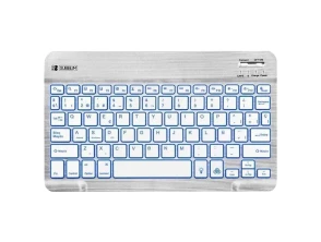 Teclado Bluetooth SUBBLIM Retroiluminado | Plata para Android, Mac, OS y Windows