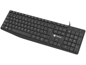 Teclado Natec Nautilus Slim Layout Español Negro