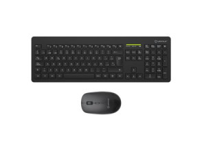 Teclado y Mouse Unykach Inalámbricos MK212 PRO Slim 2.4G 1600DPI Nano Receptor Ultradelgado