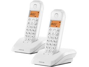 Añadir a la cesta Teléfono Inalámbrico DECT Digital Motorola S1202 Duo Blanco Teléfono Inalámbrico DECT Digital Motorola S1202 Duo Blanco
