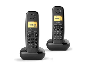 Comprar TELEFONO FIJO GIGASET A116 NEO INALAMBRICO NEGRO  (S30852-H2801-R101). DISOFIC