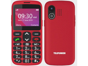 Añadir a la cesta Teléfono Móvil Telefunken S520 para Personas Mayores Rojo Teléfono Móvil Telefunken S520 para Personas Mayores Rojo