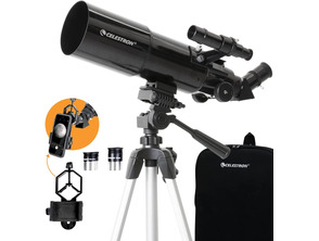Telescopio Celestron Travel Scope 80 c/ Adaptador Smartphone