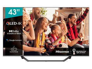 Televisión Hisense 43A7GQ QLED 43'' Smart TV 4K UHD