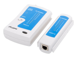 Añadir a la cesta Tester de cables LANBERG NT-0401 para RJ45, RJ12, RJ11 y coaxial Tester de cables LANBERG NT-0401 para RJ45, RJ12, RJ11 y coaxial