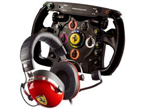 Thrustmaster Ferrari F1 Wheel Add-On + Auriculares T.Racing Scuderia Ferrari